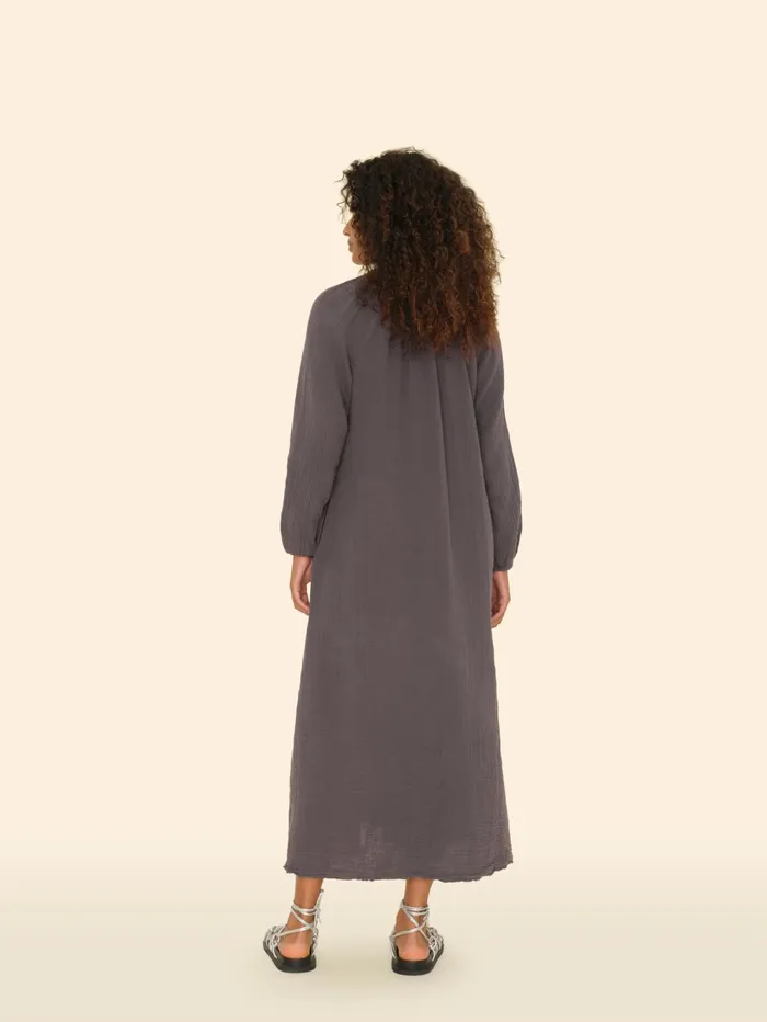 XRENA Charcoal Andrea Dress Women Dresses XRENA Charcoal Andrea Dress Women Dresses