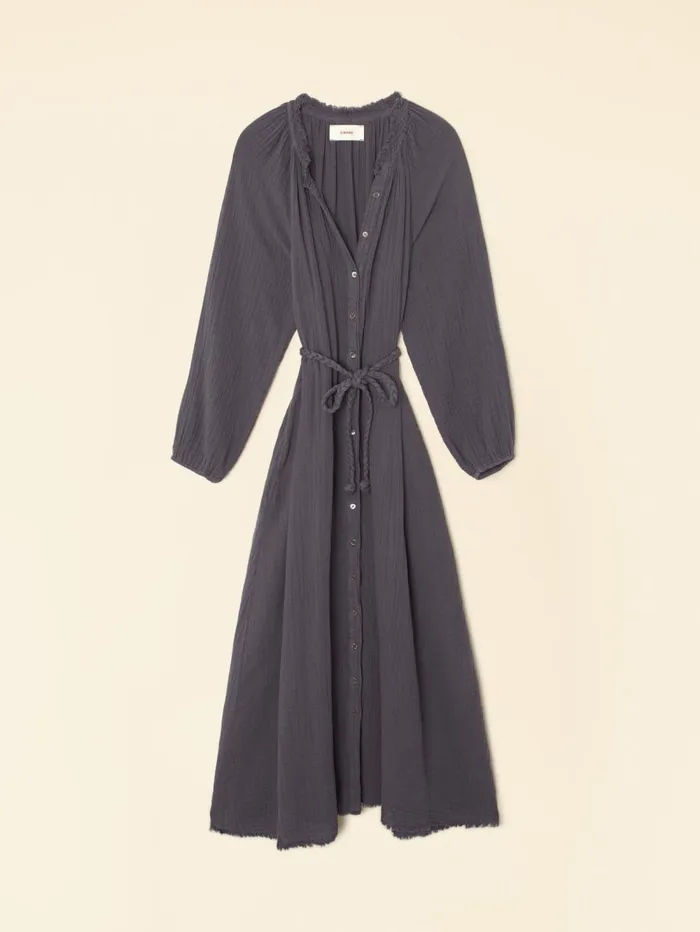 XRENA Charcoal Andrea Dress Women Dresses XRENA Charcoal Andrea Dress Women Dresses