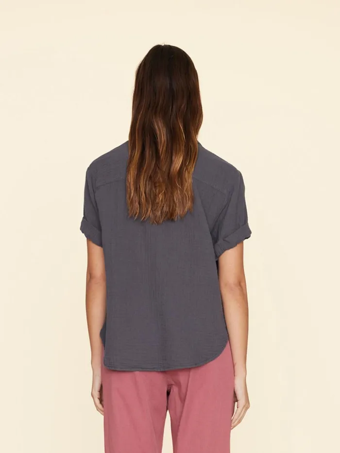XRENA Charcoal Cruz Top Women Tops XRENA Charcoal Cruz Top Women Tops