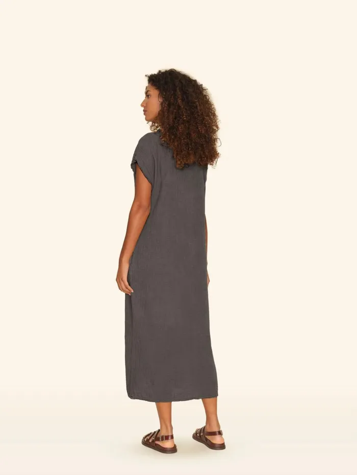 XRENA Charcoal Drue Dress Women Dresses XRENA Charcoal Drue Dress Women Dresses