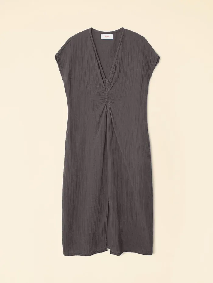 XRENA Charcoal Drue Dress Women Dresses XRENA Charcoal Drue Dress Women Dresses