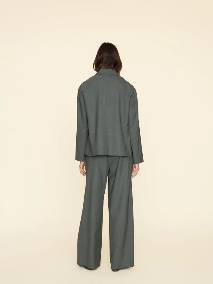 XRENA Charcoal Melange Portlyn Pant Women Pants and Jumpsuits