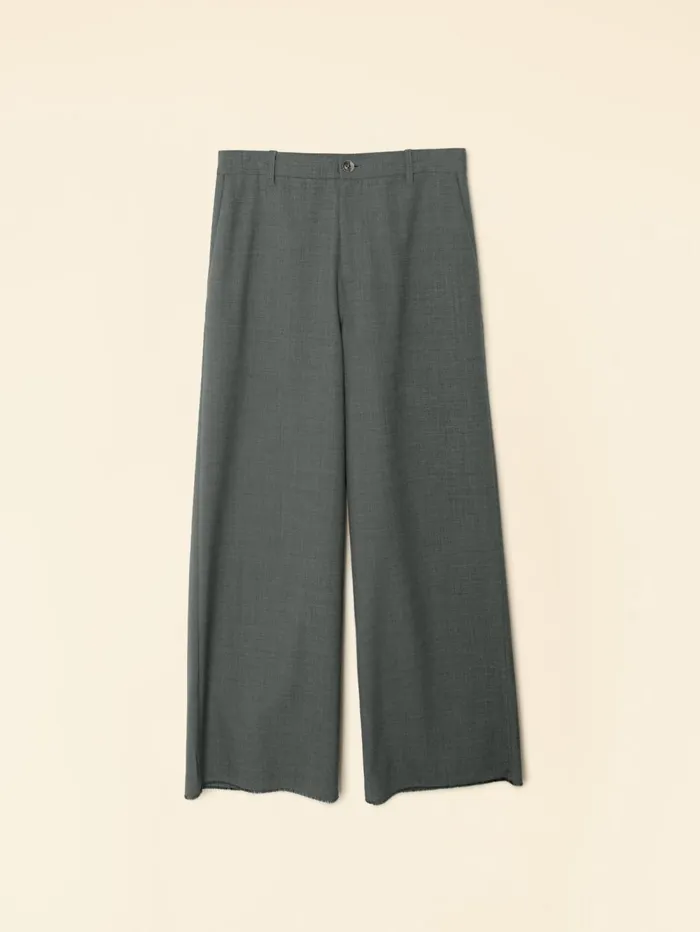 XRENA Charcoal Melange Portlyn Pant Women Pants and Jumpsuits