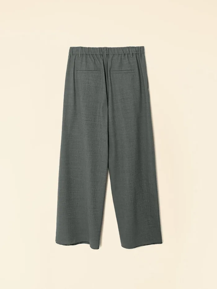 XRENA Charcoal Melange Portlyn Pant Women Pants and Jumpsuits