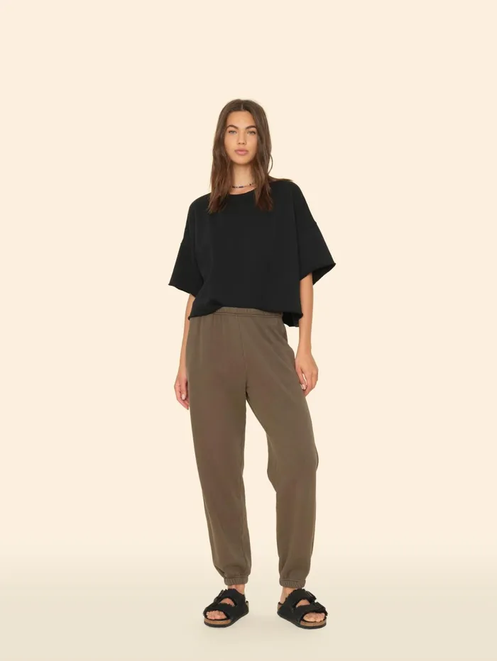 XRENA Clover Green Davis Sweatpant Women Sweats and Tees
