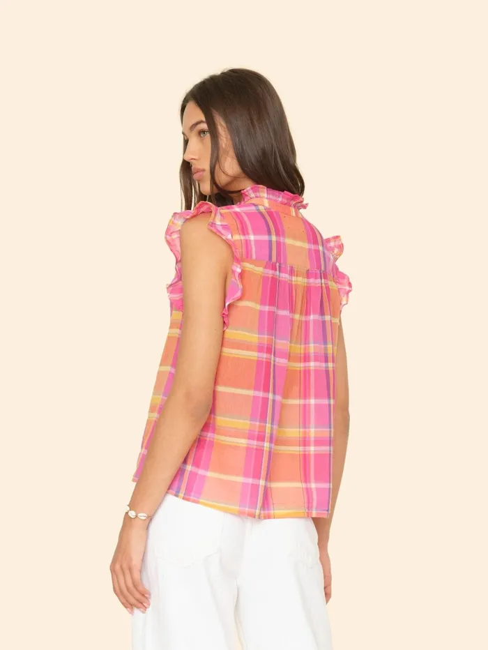 XRENA Coral Blaze Brenna Top Women Tops XRENA Coral Blaze Brenna Top Women Tops