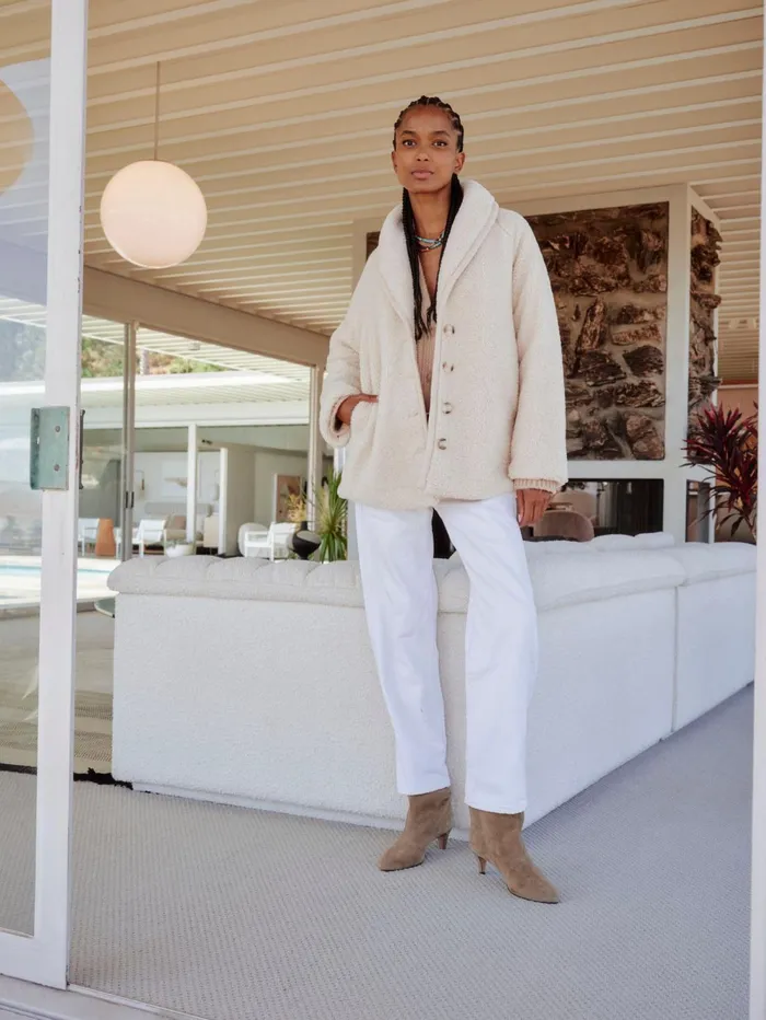 XRENA Cream Martine Jacket Women Sweaters and Jackets XRENA Cream Martine Jacket Women Sweaters and Jackets