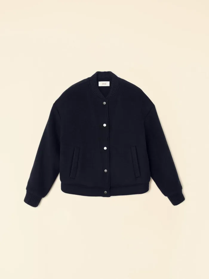 XRENA Dark Navy Braidy Jacket Women Sweaters and Jackets XRENA Dark Navy Braidy Jacket Women Sweaters and Jackets