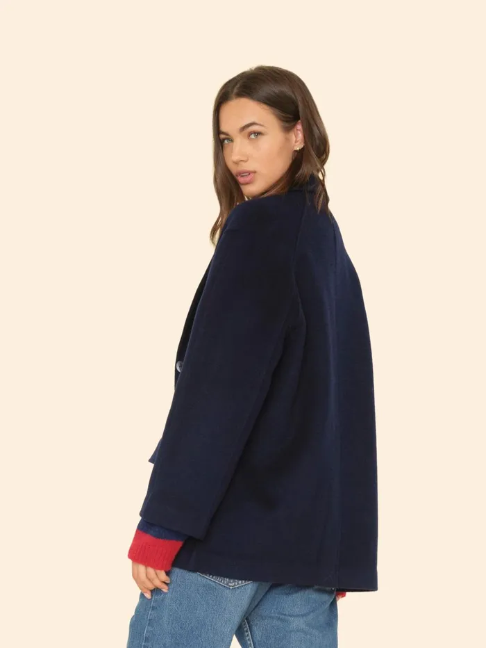 XRENA Dark Navy Rowan Jacket Women Sweaters and Jackets XRENA Dark Navy Rowan Jacket Women Sweaters and Jackets