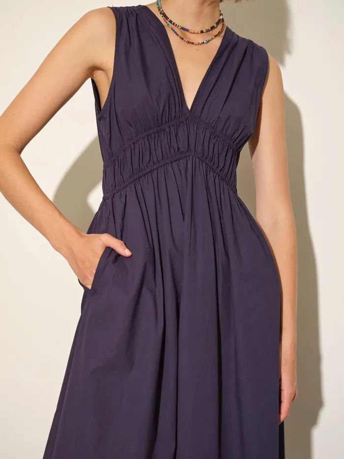 XRENA Darkest Navy Cyra Dress Women Dresses XRENA Darkest Navy Cyra Dress Women Dresses