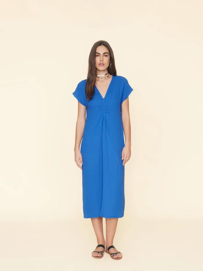XRENA Deep Wave Drue Dress Women Dresses