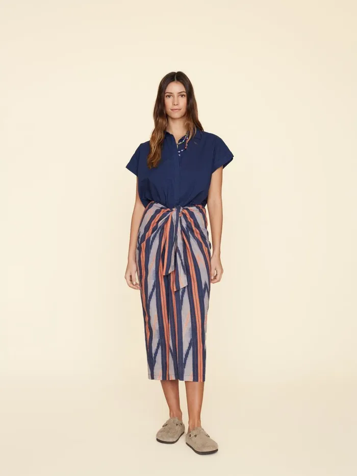 XRENA Flame Orange Selby Skirt Women Skirts