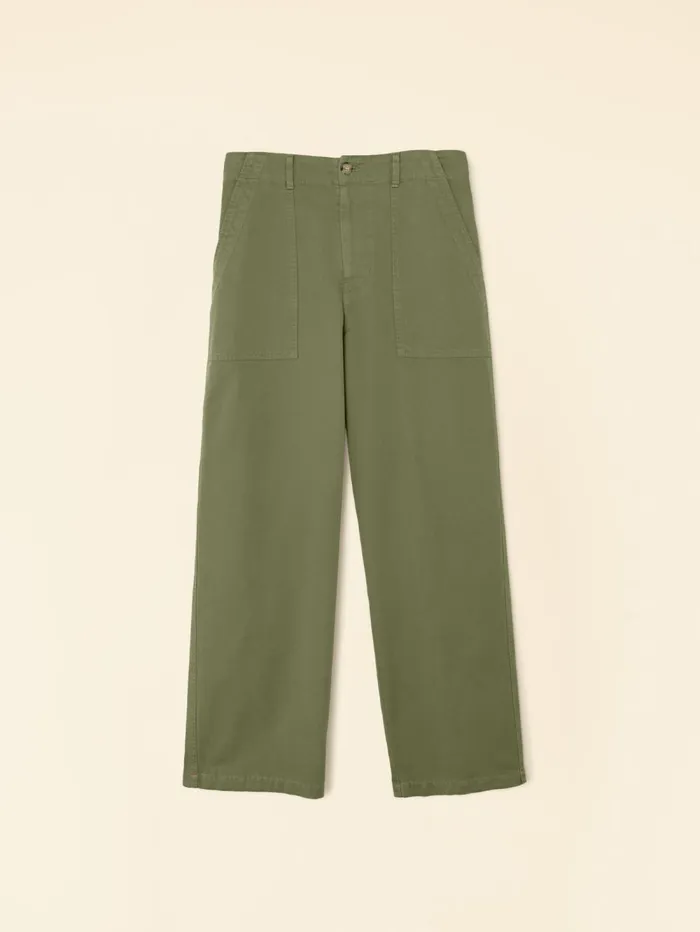 XRENA Hazy Sage Morleigh Twill Pant Women Pants and Jumpsuits
