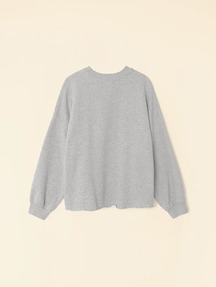 XRENA Heather Grey Honor Sweatshirt Women Sweats and Tees