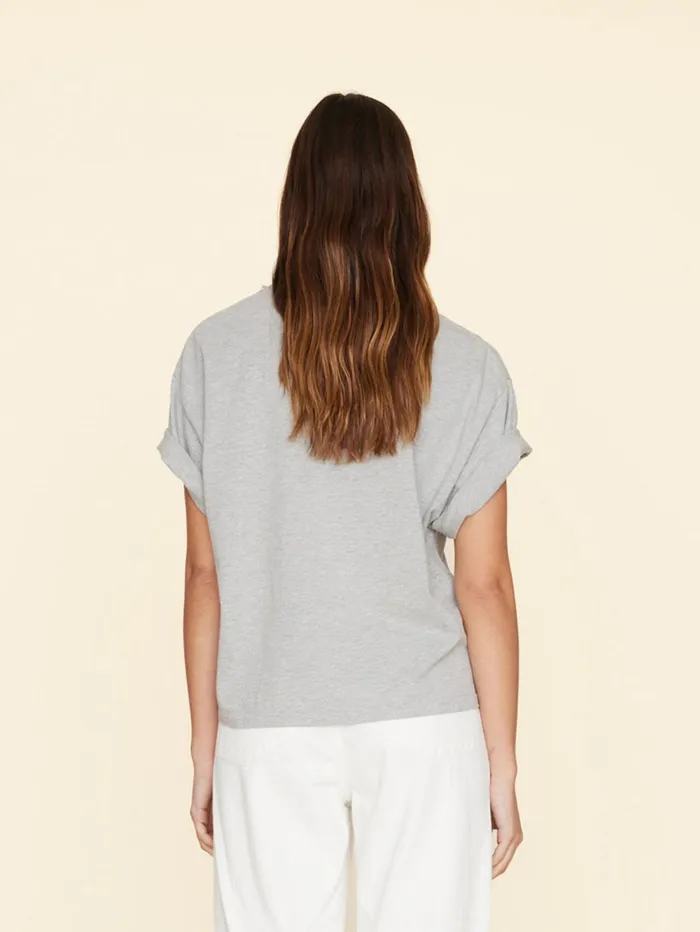 XRENA Heather Grey Palmer Tee Women Sweats and Tees XRENA Heather Grey Palmer Tee Women Sweats and Tees