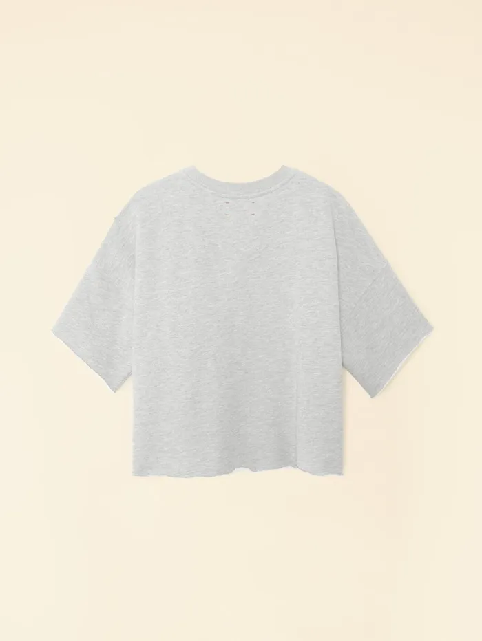 XRENA Heather Grey Romeo Sweatshirt Women Sweats and Tees