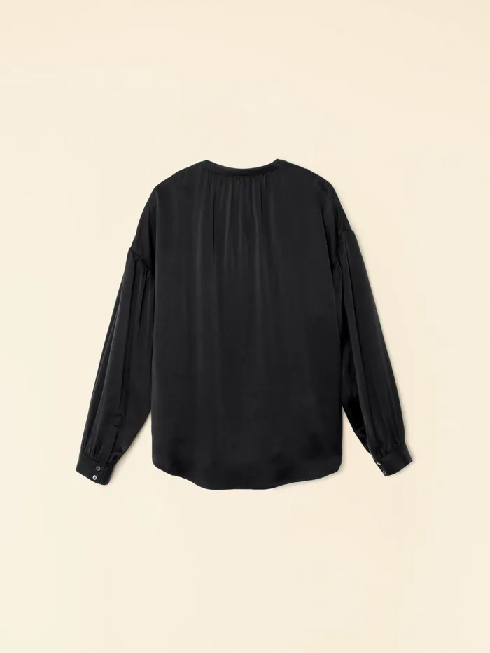 XRENA Jet Black Mayson Top Women Tops XRENA Jet Black Mayson Top Women Tops