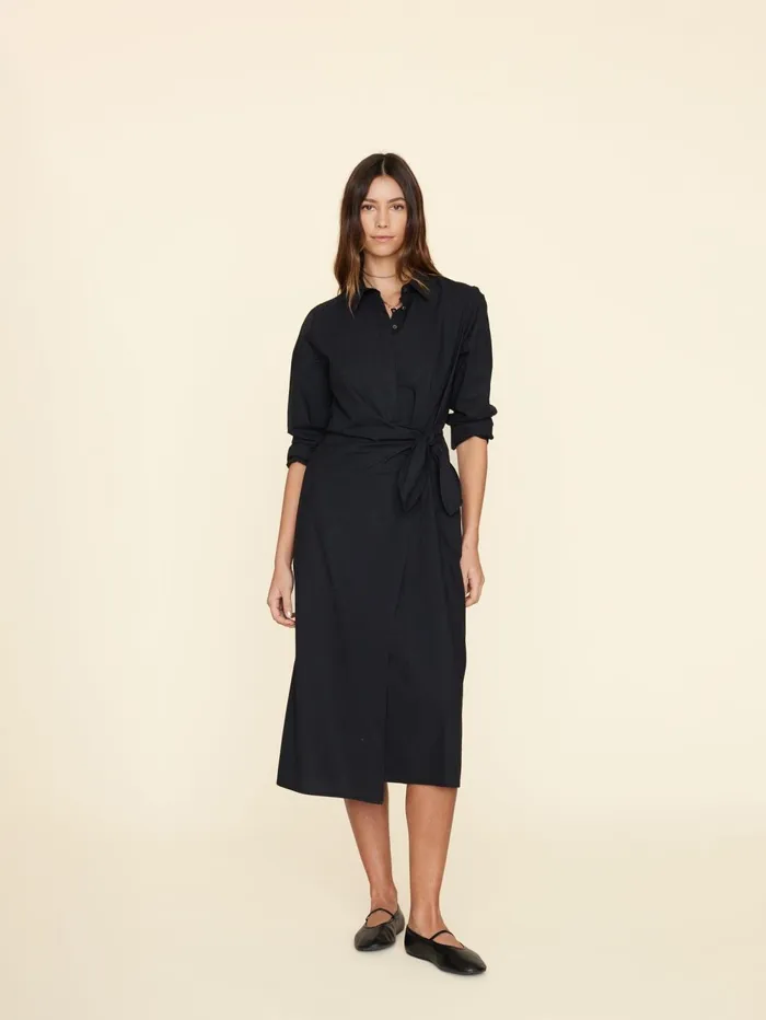 XRENA Jet Black McCallister Dress Women Dresses