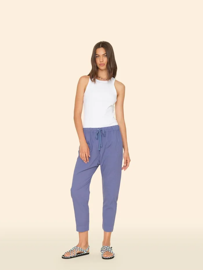 XRENA Marlin Blue Draper Pant Women Pants and Jumpsuits