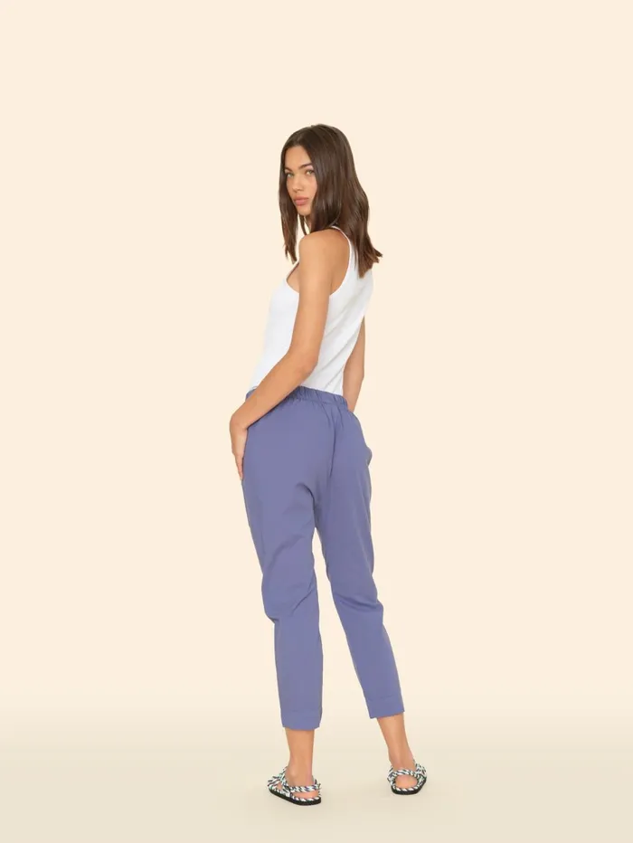 XRENA Marlin Blue Draper Pant Women Pants and Jumpsuits