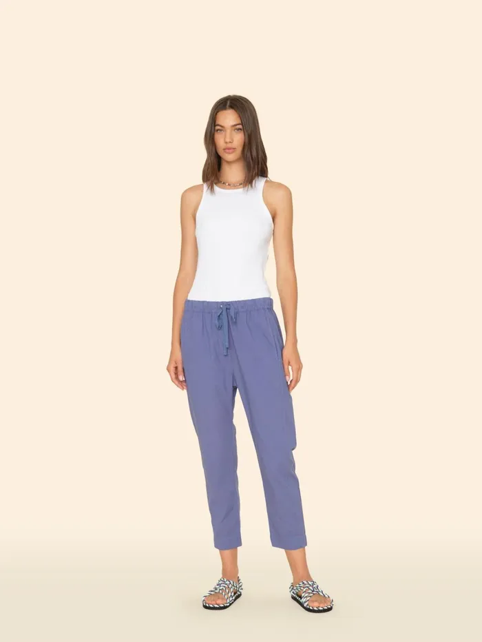 XRENA Marlin Blue Draper Pant Women Pants and Jumpsuits