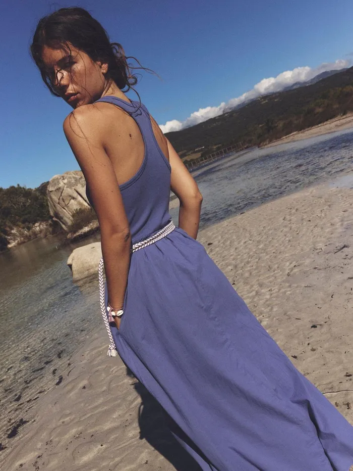 XRENA Marlin Blue Flynn Dress Women Dresses XRENA Marlin Blue Flynn Dress Women Dresses