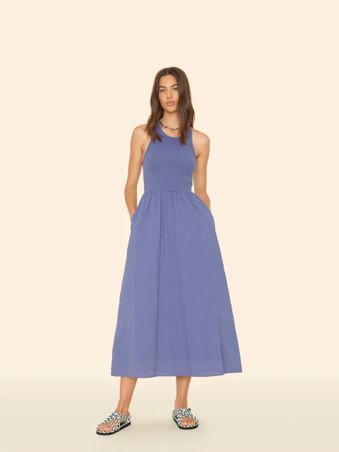 XRENA Marlin Blue Flynn Dress Women Dresses XRENA Marlin Blue Flynn Dress Women Dresses