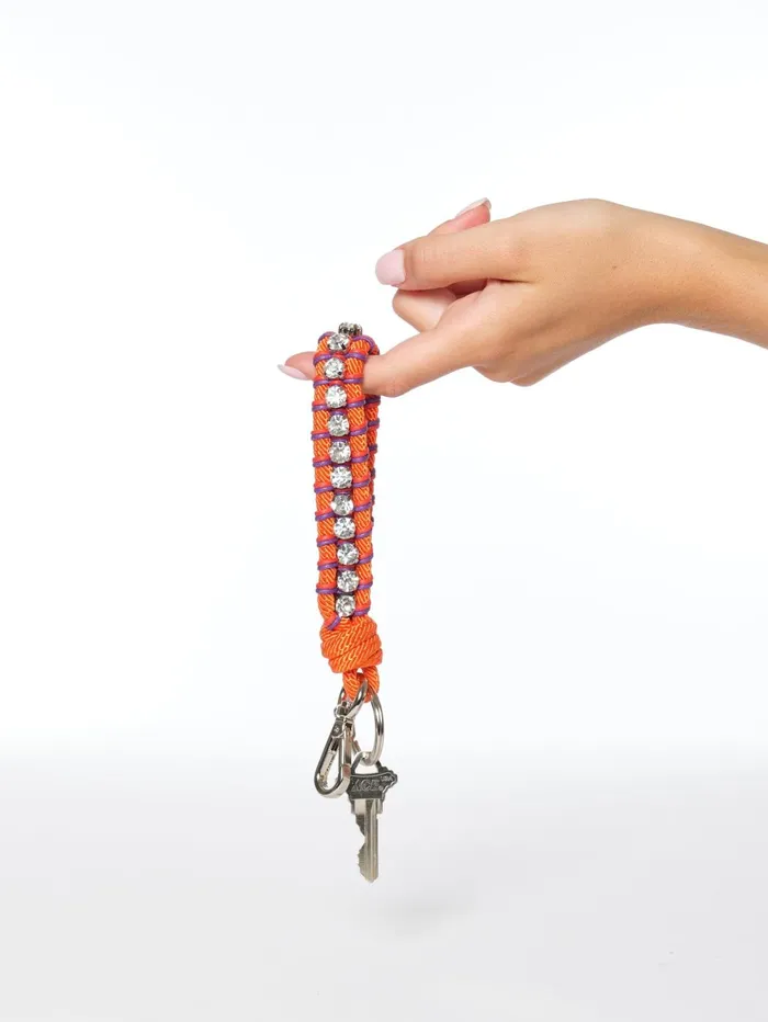 XRENA MY BOB Orange Rhinestone Key Ring Women Accessories XRENA MY BOB Orange Rhinestone Key Ring Women Accessories