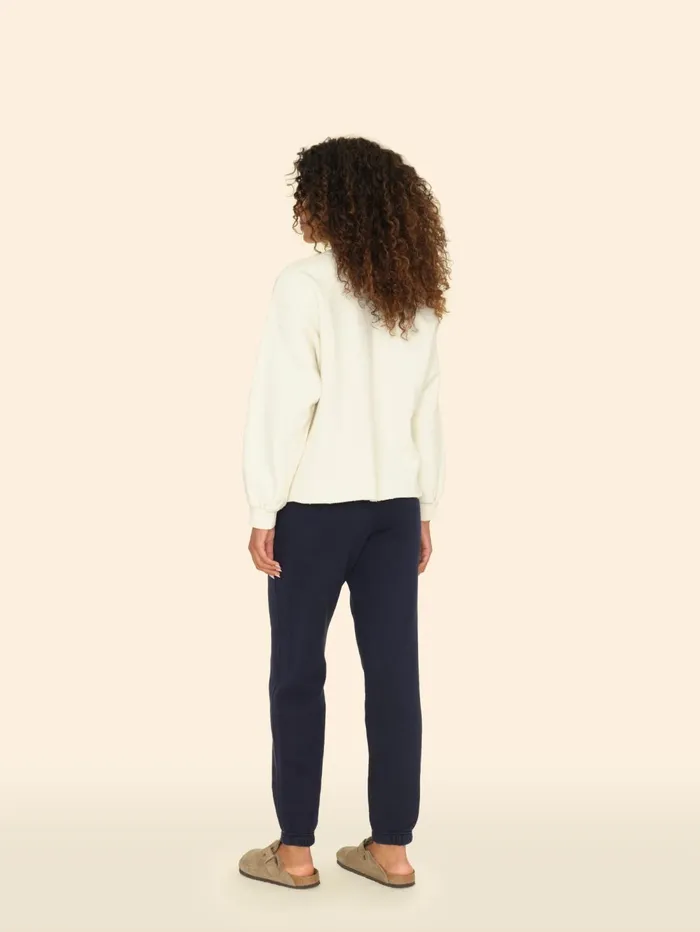 XRENA Navy Davis Sweatpant Women Sweats and Tees XRENA Navy Davis Sweatpant Women Sweats and Tees