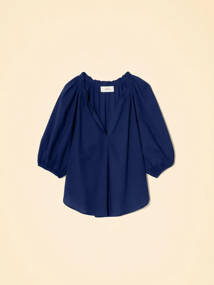 XRENA Navy Jules Top Women Tops XRENA Navy Jules Top Women Tops
