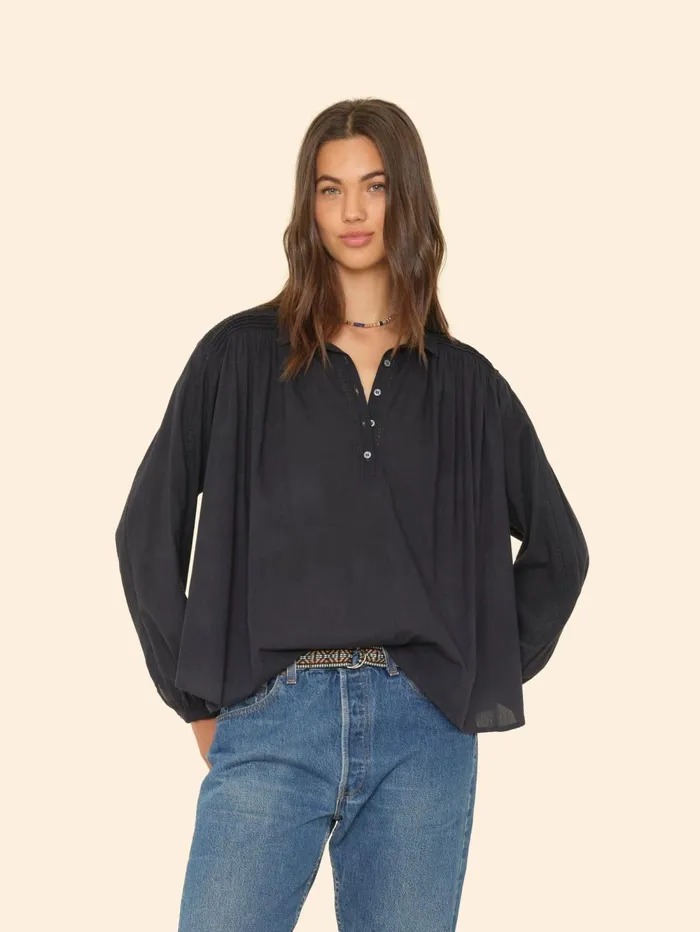 XRENA Obsidian Daisy Top Women Tops