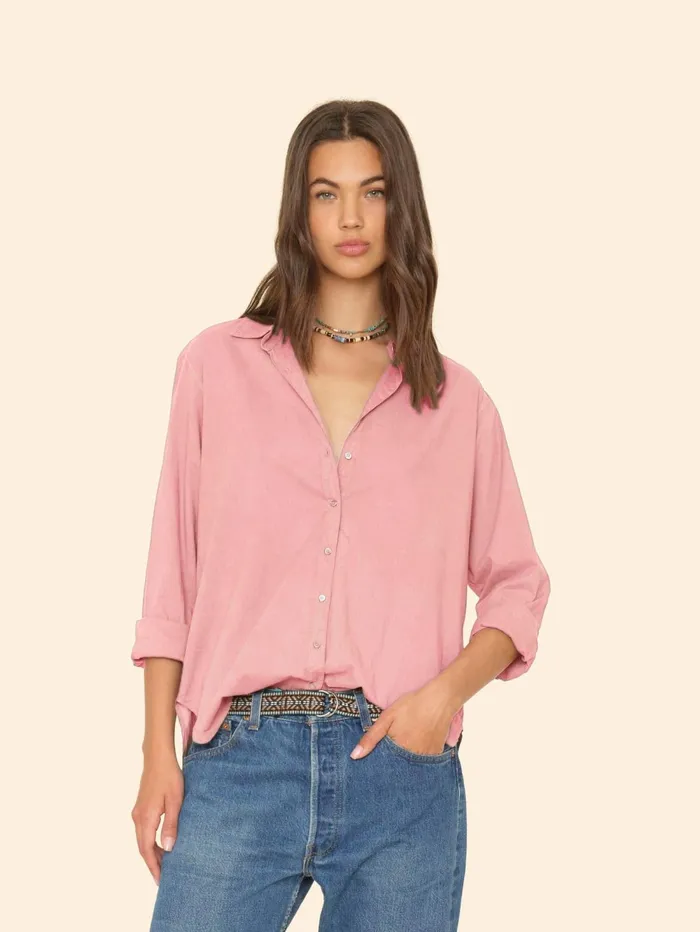 XRENA Rose Petal Beau Shirt Women Shirts