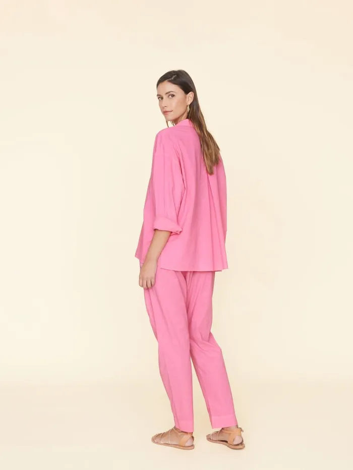 XRENA Rose Pink Draper Pant Women Pants and Jumpsuits XRENA Rose Pink Draper Pant Women Pants and Jumpsuits