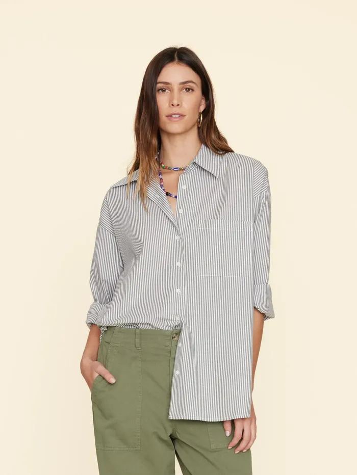 XRENA Sage White Sydney Shirt Women Shirts