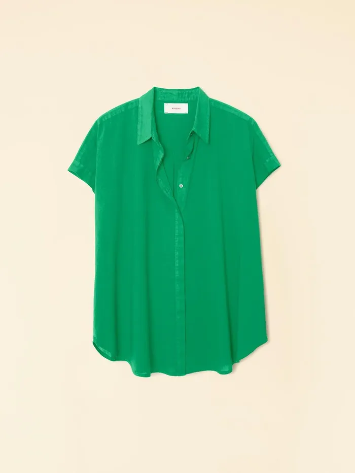 XRENA Sea Green Homer Shirt Women Shirts XRENA Sea Green Homer Shirt Women Shirts