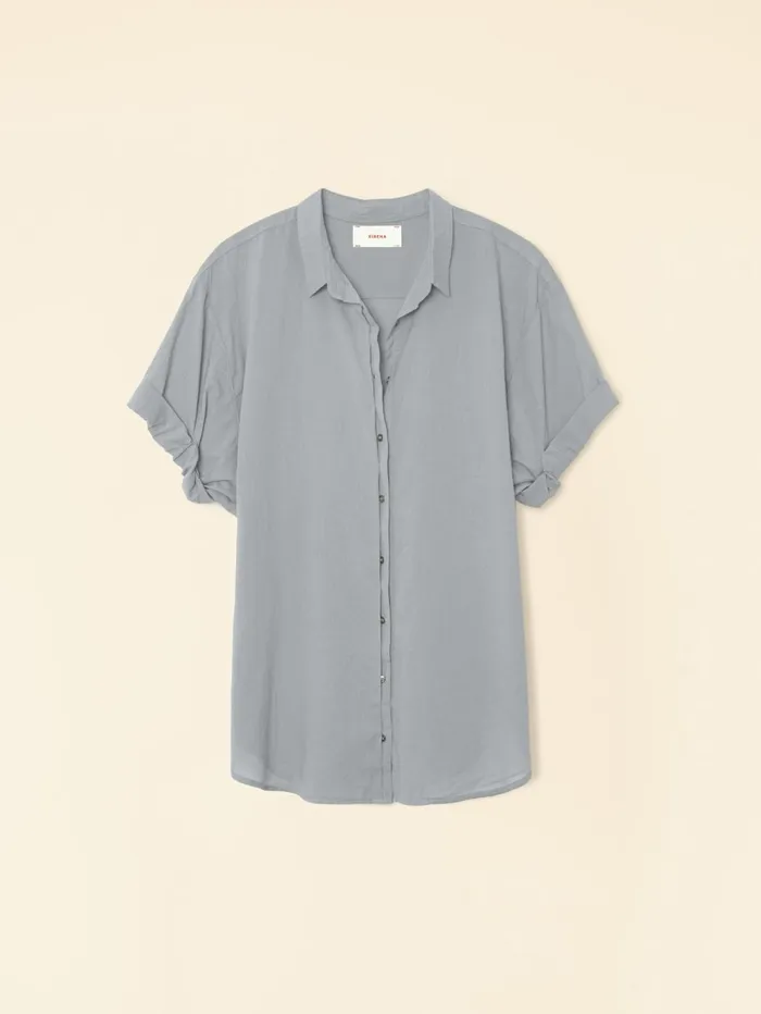 XRENA Stone Grey Channing Shirt Women Shirts XRENA Stone Grey Channing Shirt Women Shirts