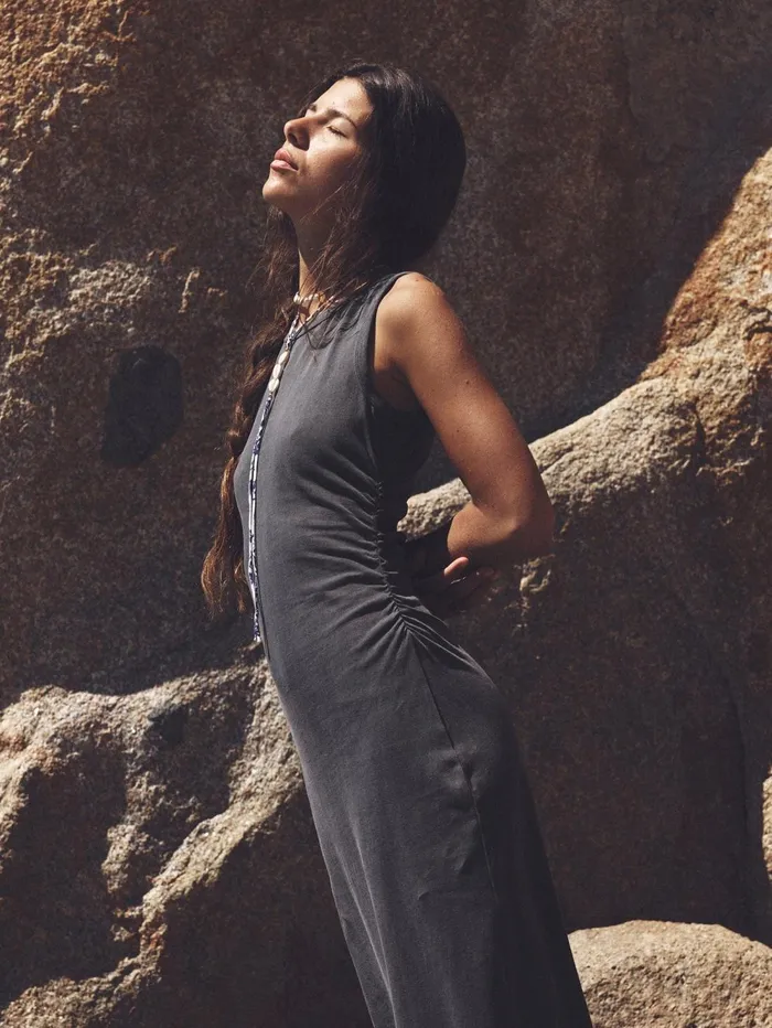 XRENA Vintage Black Pia Dress Women Dresses XRENA Vintage Black Pia Dress Women Dresses