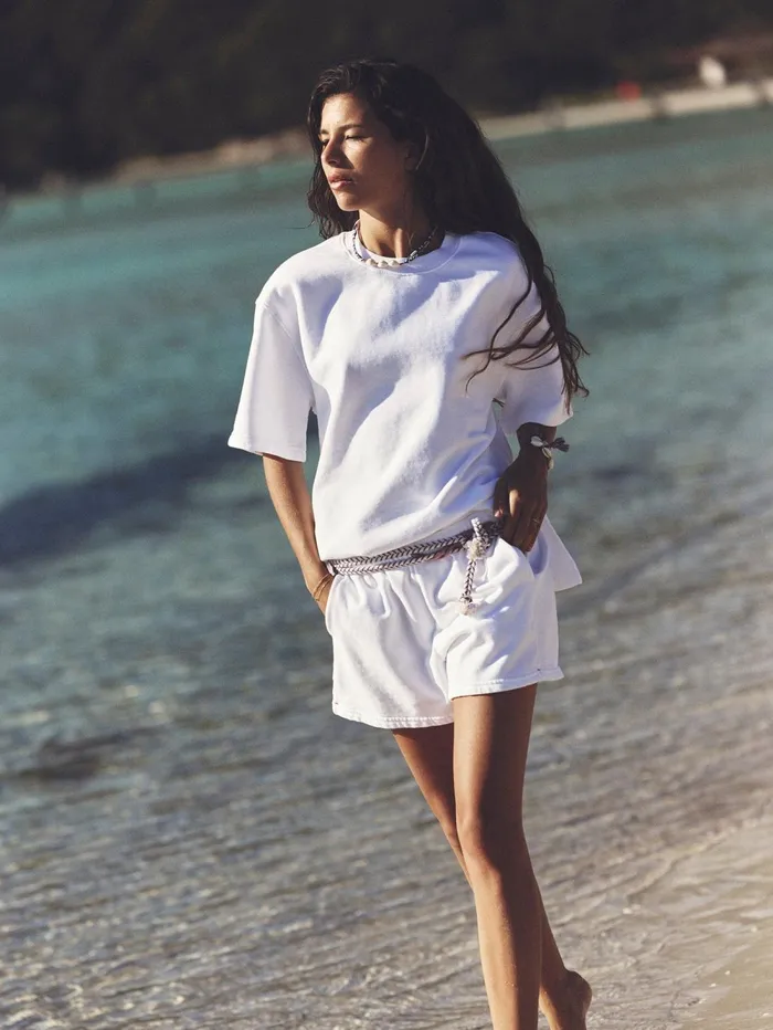 XRENA White Andye Sweatshirt Women Sweats and Tees