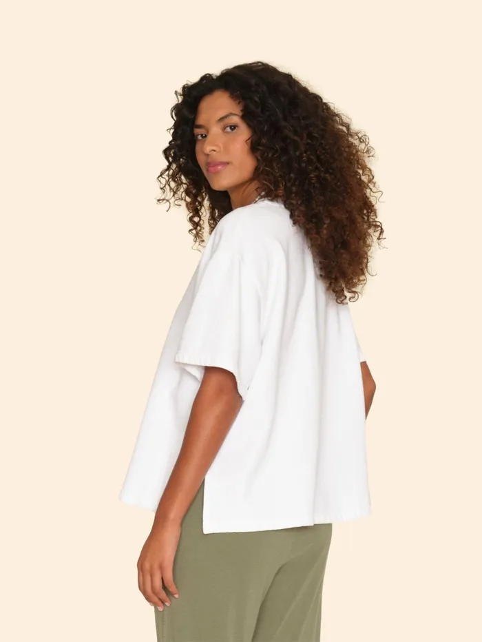 XRENA White Andye Sweatshirt Women Sweats and Tees