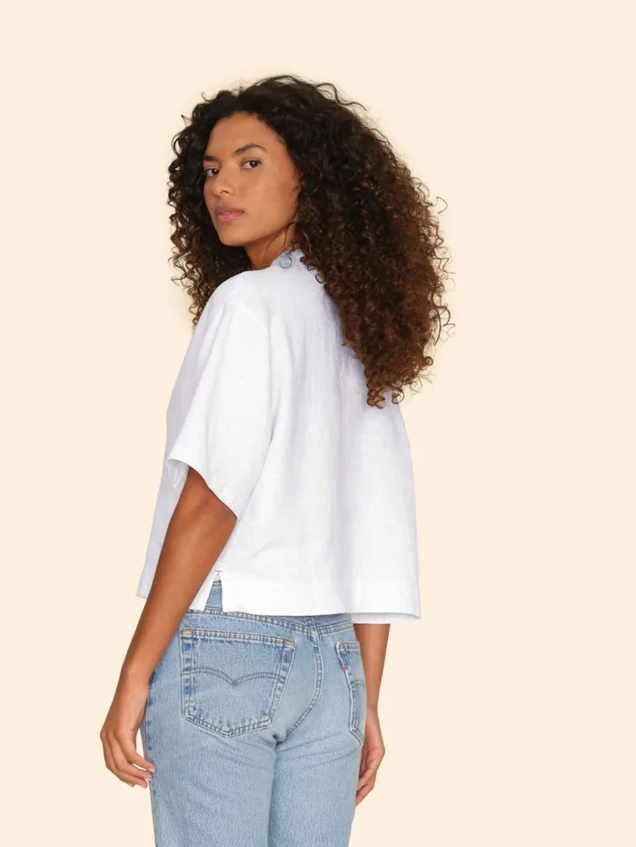 XRENA White Aven Top Women Tops XRENA White Aven Top Women Tops