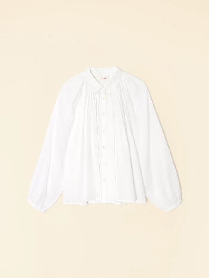 XRENA White Fabienne Shirt Women Shirts XRENA White Fabienne Shirt Women Shirts