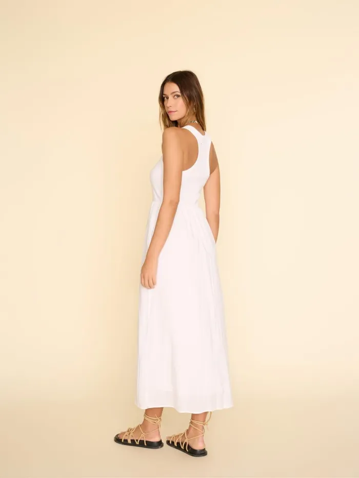 XRENA White Flynn Dress Women Dresses XRENA White Flynn Dress Women Dresses
