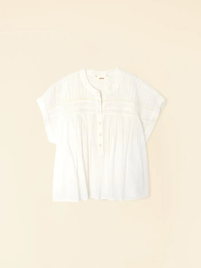 XRENA White Luane Top Women Tops XRENA White Luane Top Women Tops