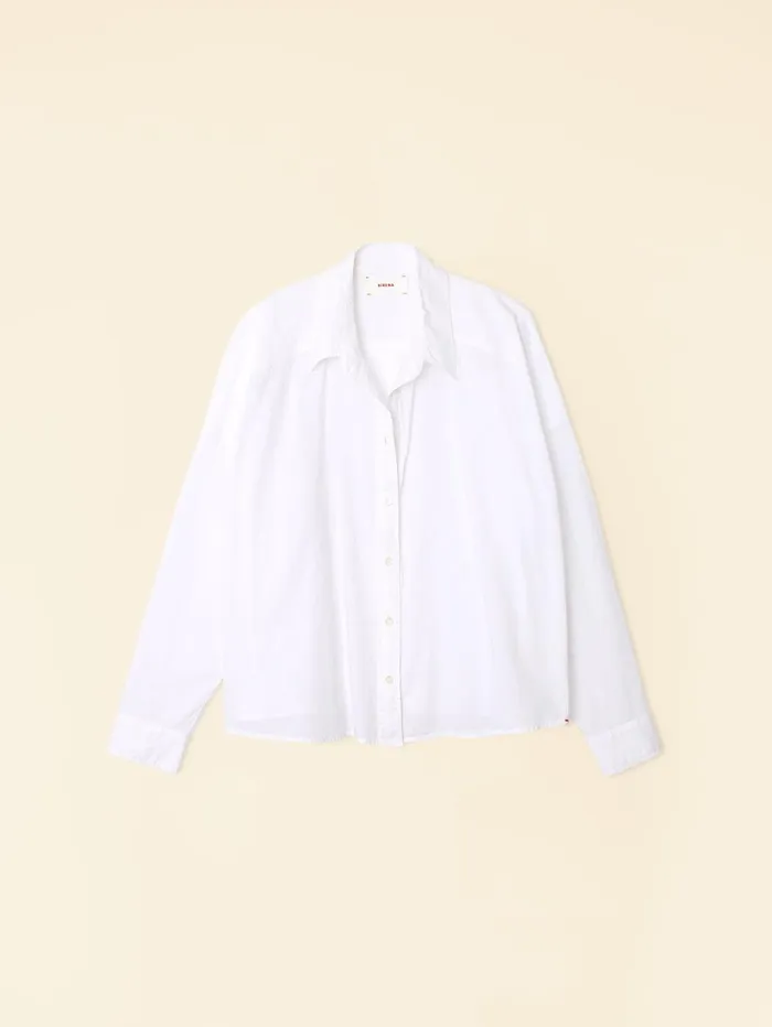 XRENA White Riley Shirt Women Shirts XRENA White Riley Shirt Women Shirts