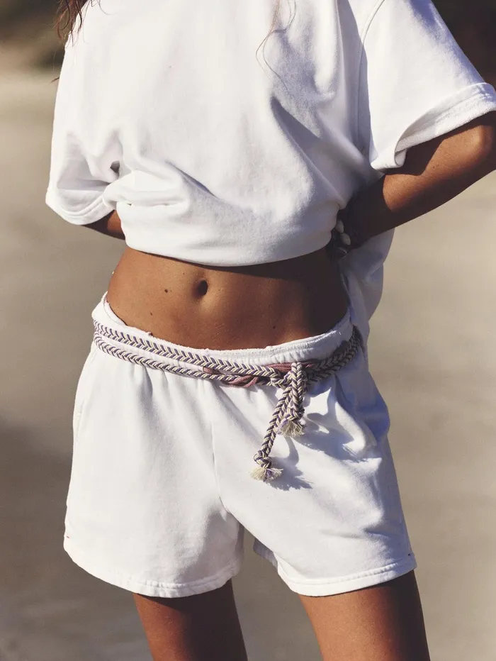 XRENA White Shayne Short Women Shorts XRENA White Shayne Short Women Shorts