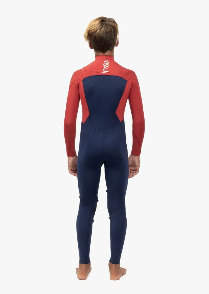 Youth Vissla 7 Seas 32 Boys Chest Zip Full Suit Rusty Red Youth Vissla 7 Seas 32 Boys Chest Zip Full Suit Rusty Red