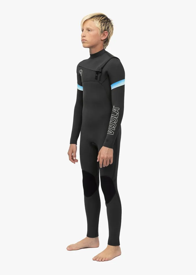Youth Vissla 7 Seas Boys Raditude 43 Full Chest Zip Wetsuit Black 2 Youth Vissla 7 Seas Boys Raditude 43 Full Chest Zip Wetsuit Black 2