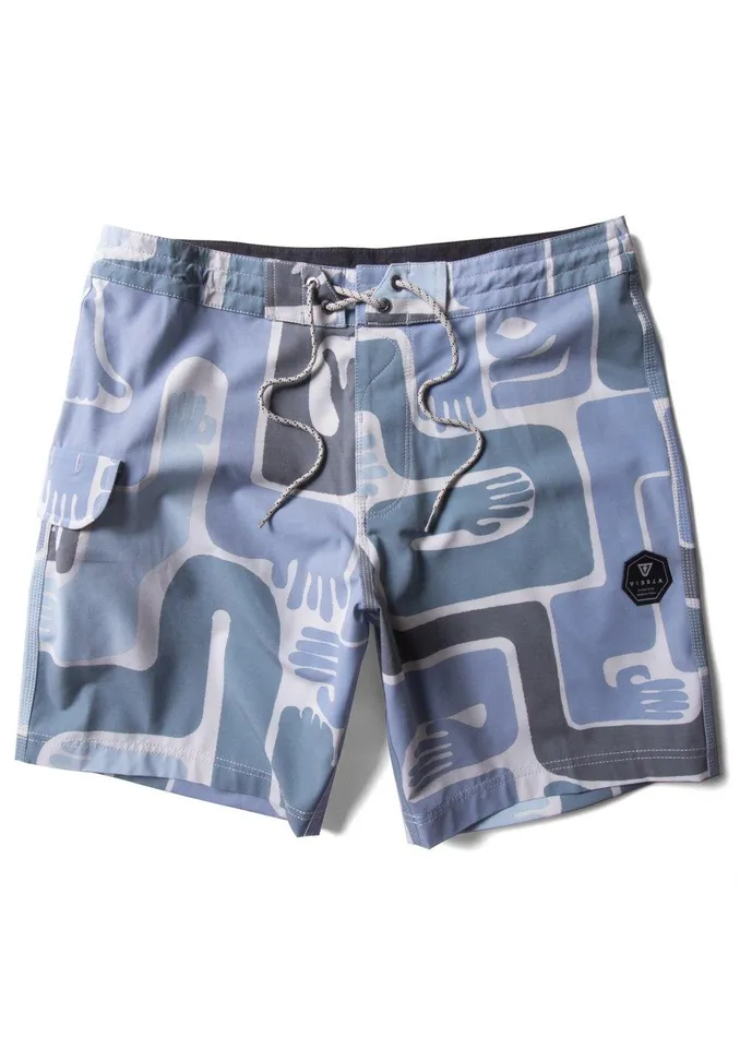 Youth Vissla Brotherhood 17034 Boys Boardshort PCB 8211 Pacific Blue