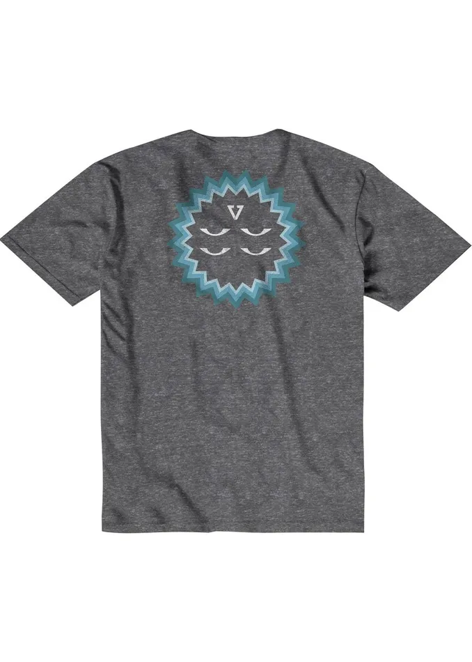 Youth Vissla Four Eyes Boys Snow Tee Black Heather