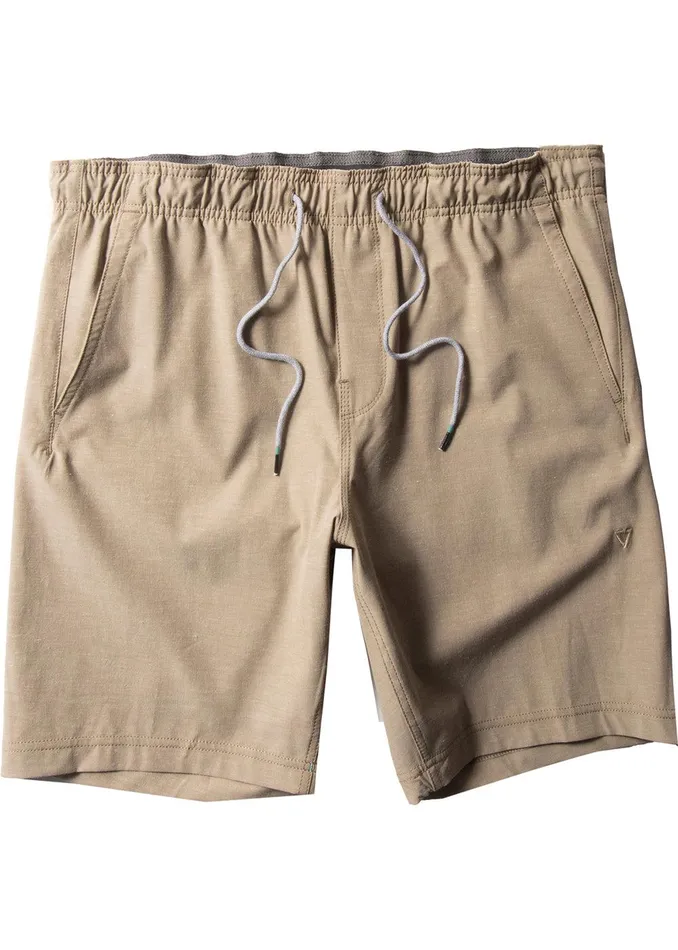 Youth Vissla Hemp No See Ums Eco 17034 Boys Elastic Walkshort Khaki